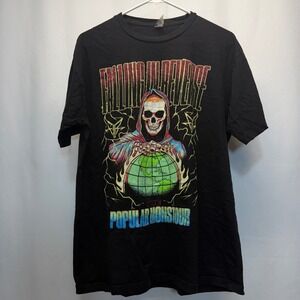 Falling In Reverse T-Shirt Mens Large Black Popular Monstour 2023 Band Merch Tee